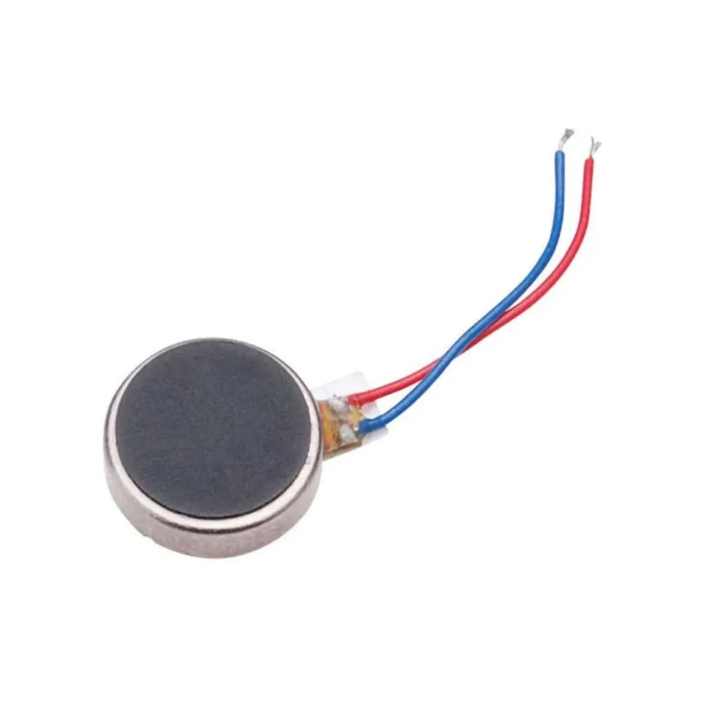 1034 10mm Diameter 3.4mm width Flat Button Coin type Micro Vibrator Motor 3V