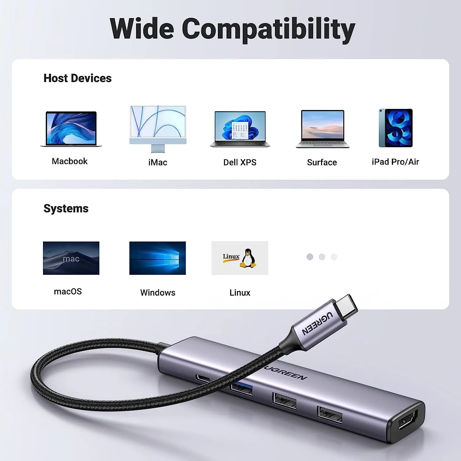 15495 5-in-1 USB-C Hub | 4K HDMI