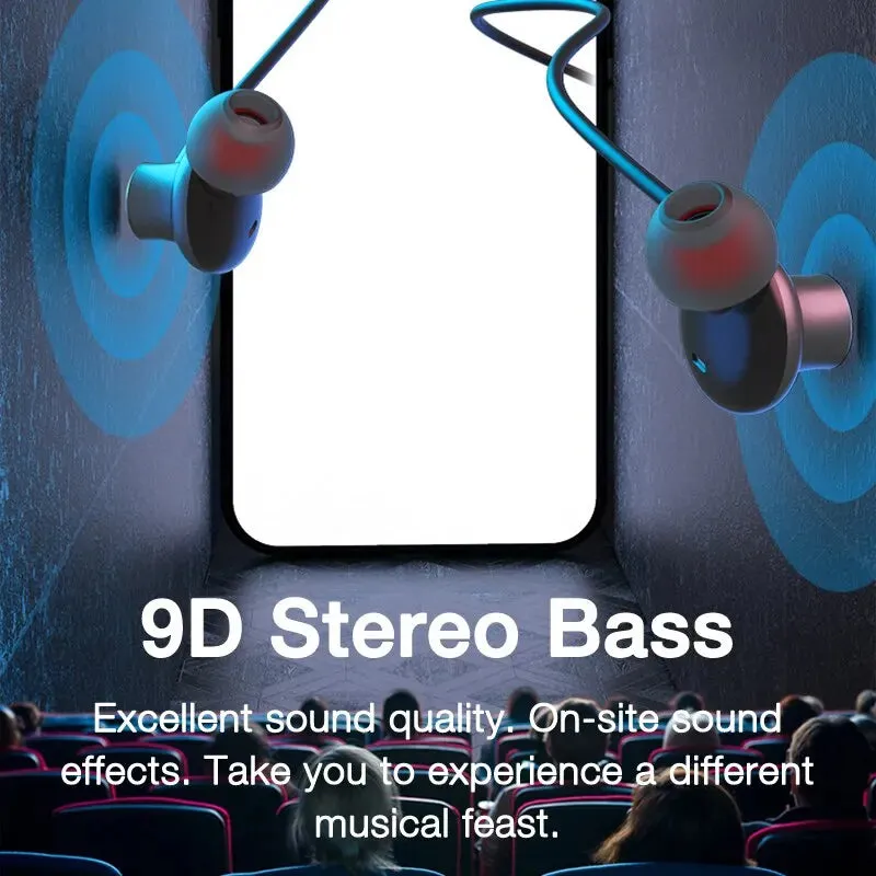 180 Hour Wireless Tooth Headset with Mic and Bass