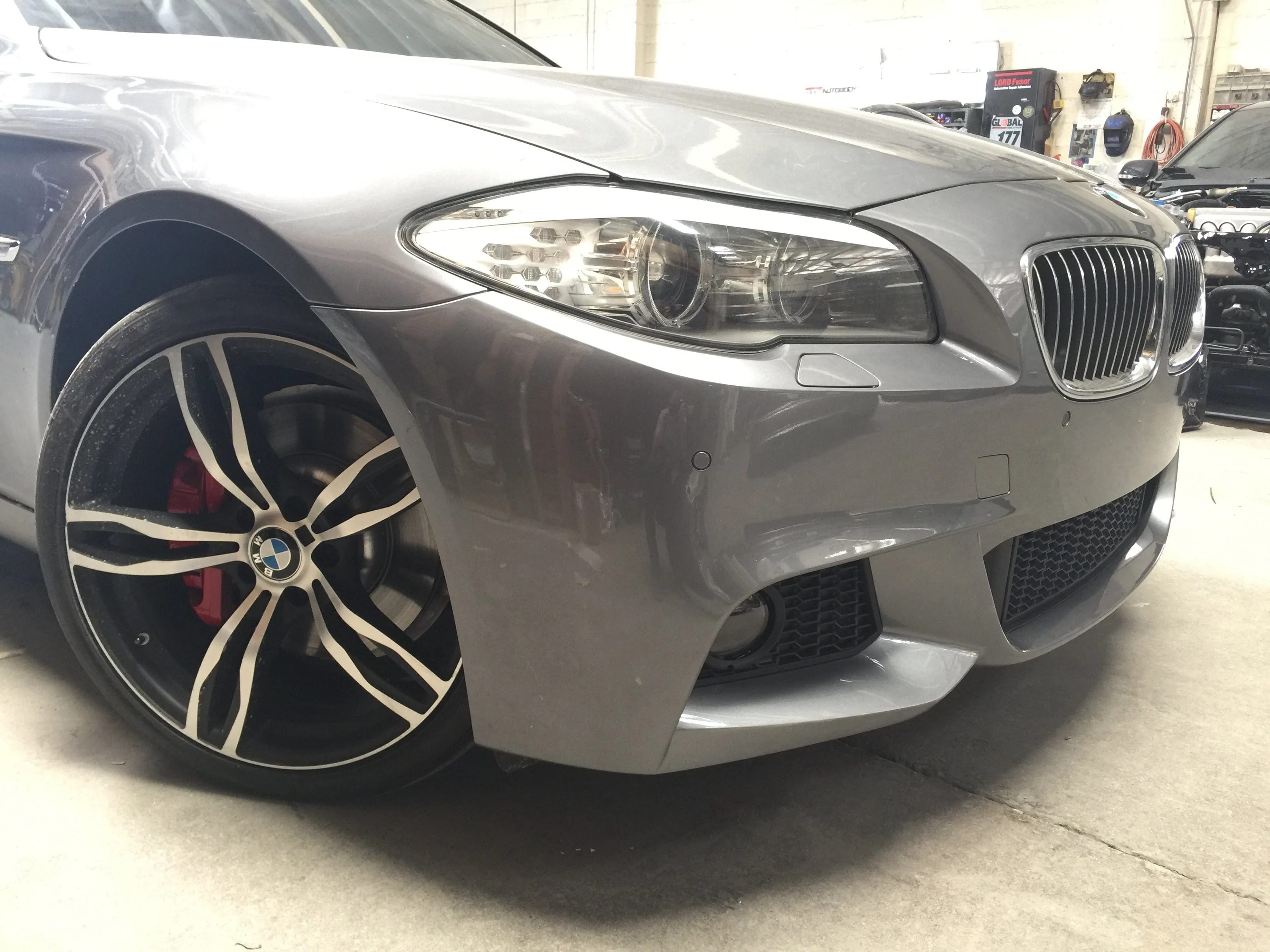 2011-2013 BMW 5 Series (F10) M Sport Style Front Bumper Conversion Pre-LCI