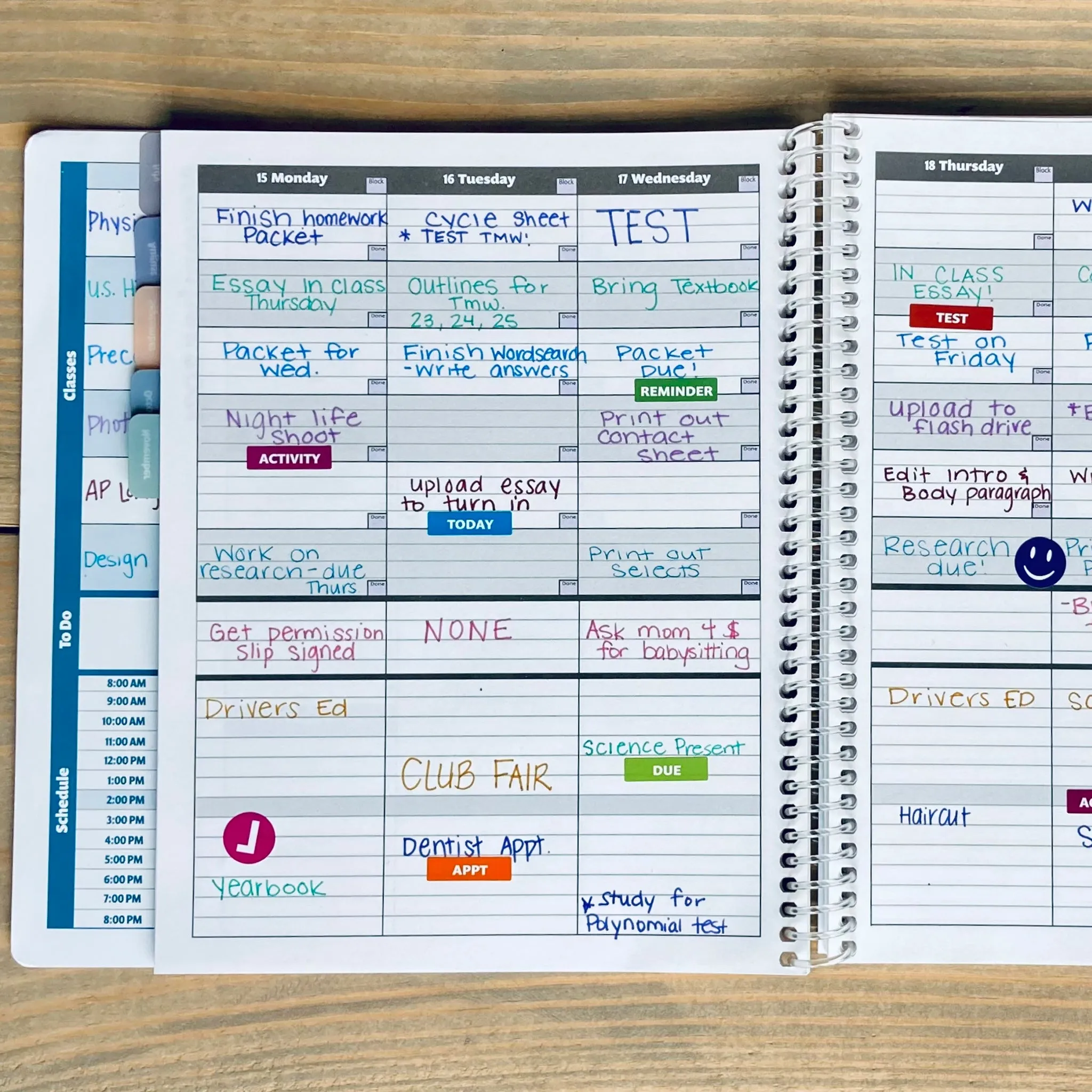 2025-26 Academic Planner: A Tool For Time Management® (8.25x8.5) With All Day Planning