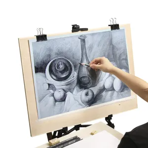 4K Solid Wood Drawing Board Easel | Indoor Painting Table, Sketching Drawing Tool