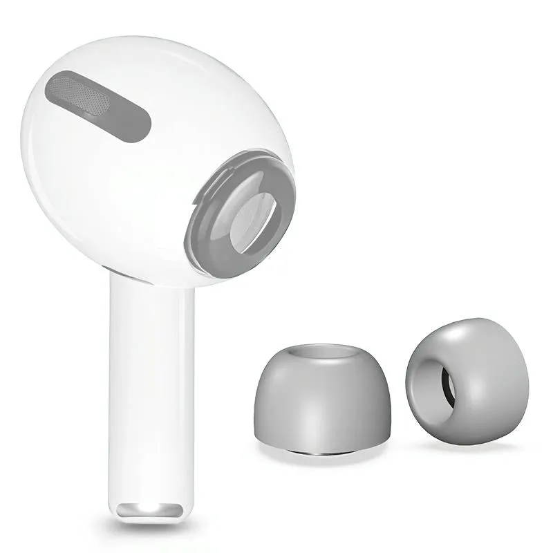 6 Pairs Wireless Earphone Earplugs For Airpods Pro With Storage Box - White