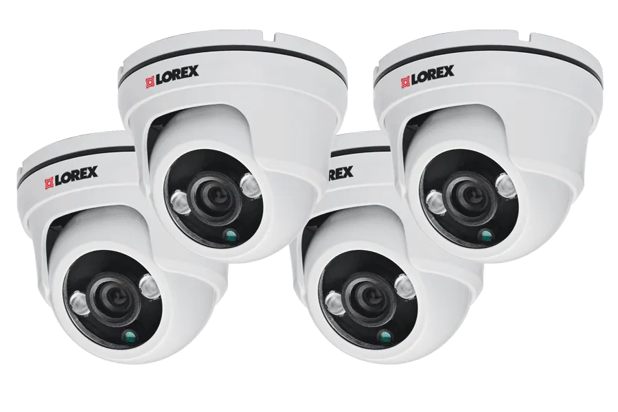 960H weatherproof night vision security cameras - 4-pack