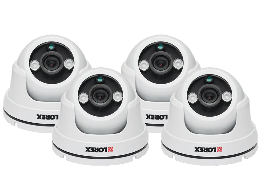 960H weatherproof night vision security cameras - 4-pack
