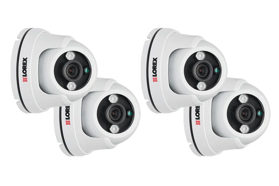 960H weatherproof night vision security cameras - 4-pack