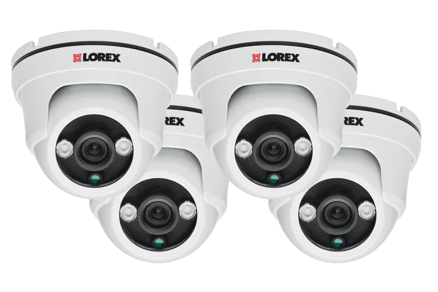 960H weatherproof night vision security cameras - 4-pack
