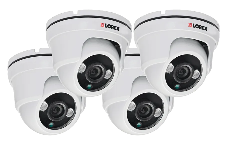 960H weatherproof night vision security cameras - 4-pack