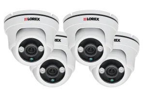 960H weatherproof night vision security cameras - 4-pack
