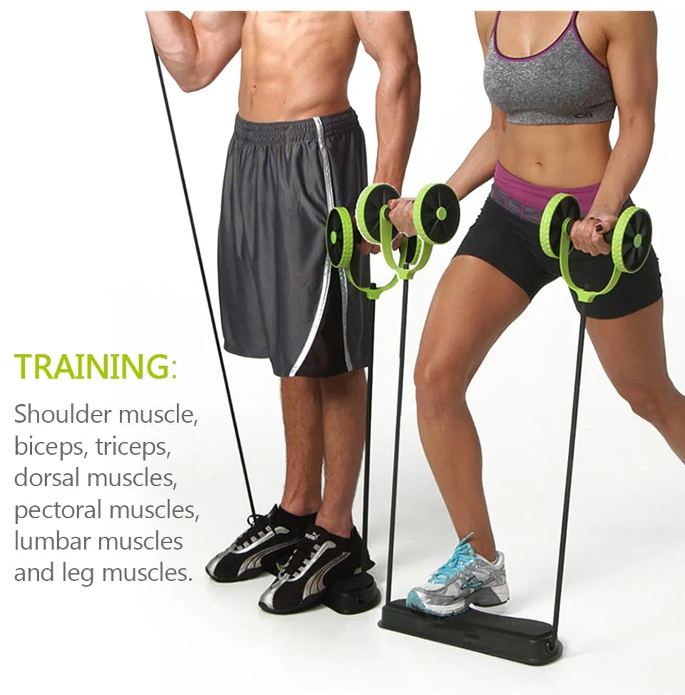 Abdominal Roller Resistance Bands