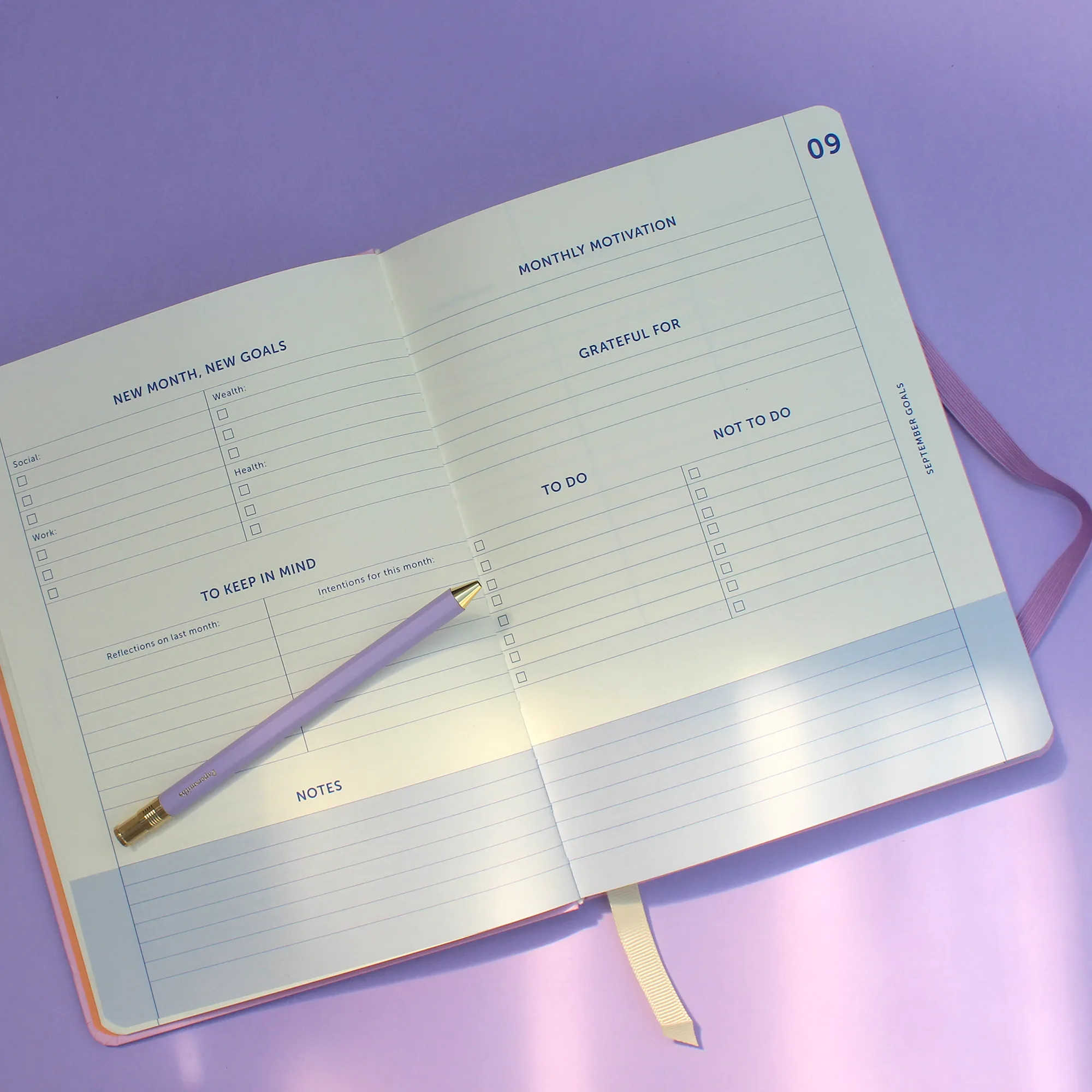 Academic Diary 2023 / 2024 - Lilac