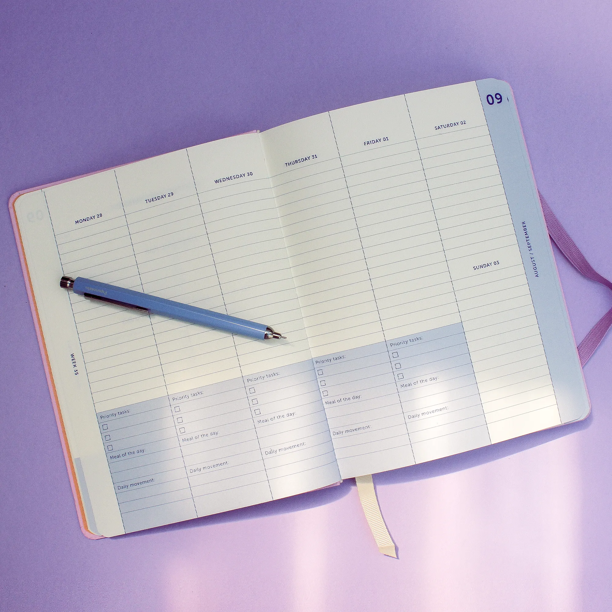 Academic Diary 2023 / 2024 - Lilac