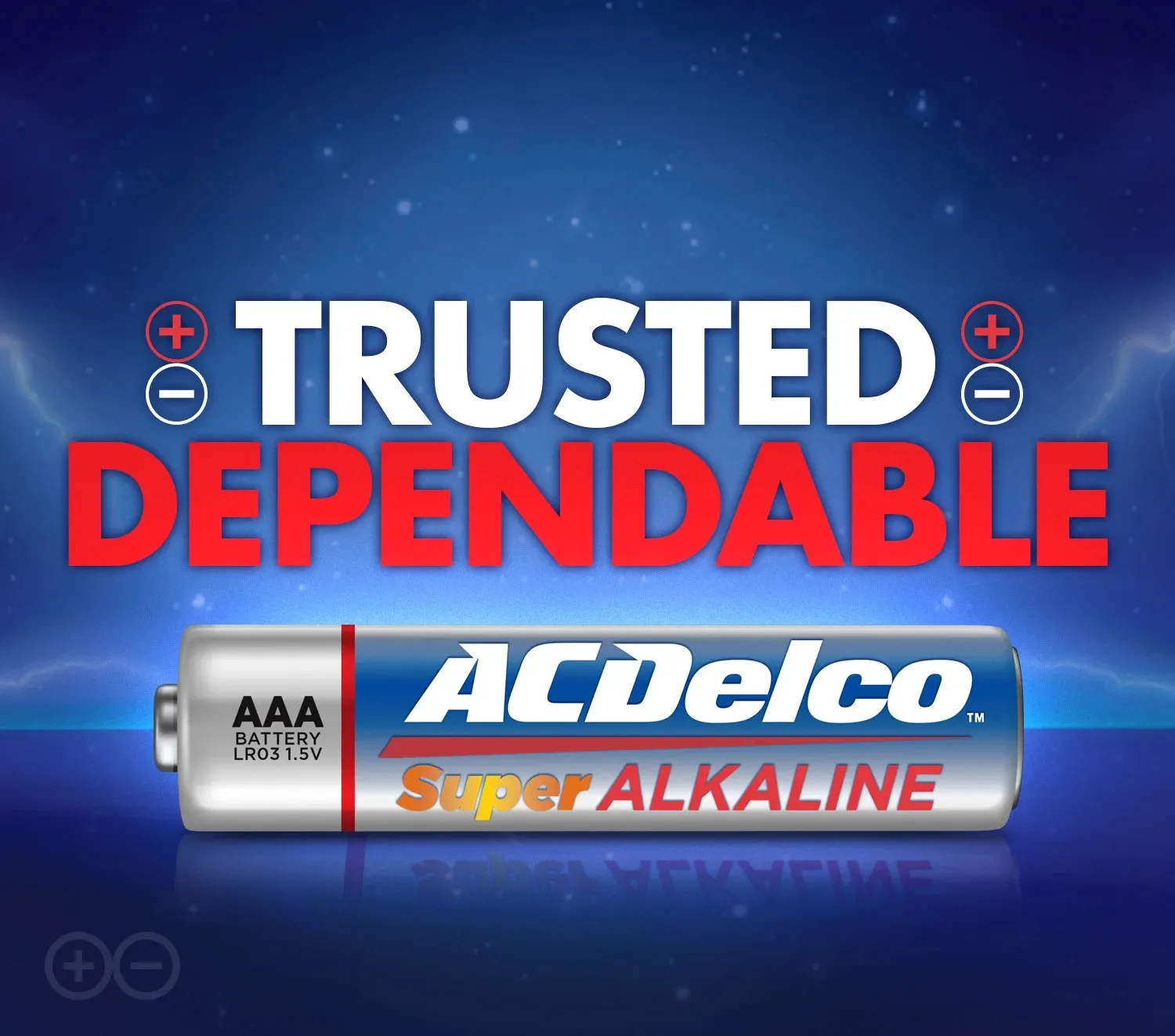 ACDelco Super Alkaline AAA Batteries, 100-Count
