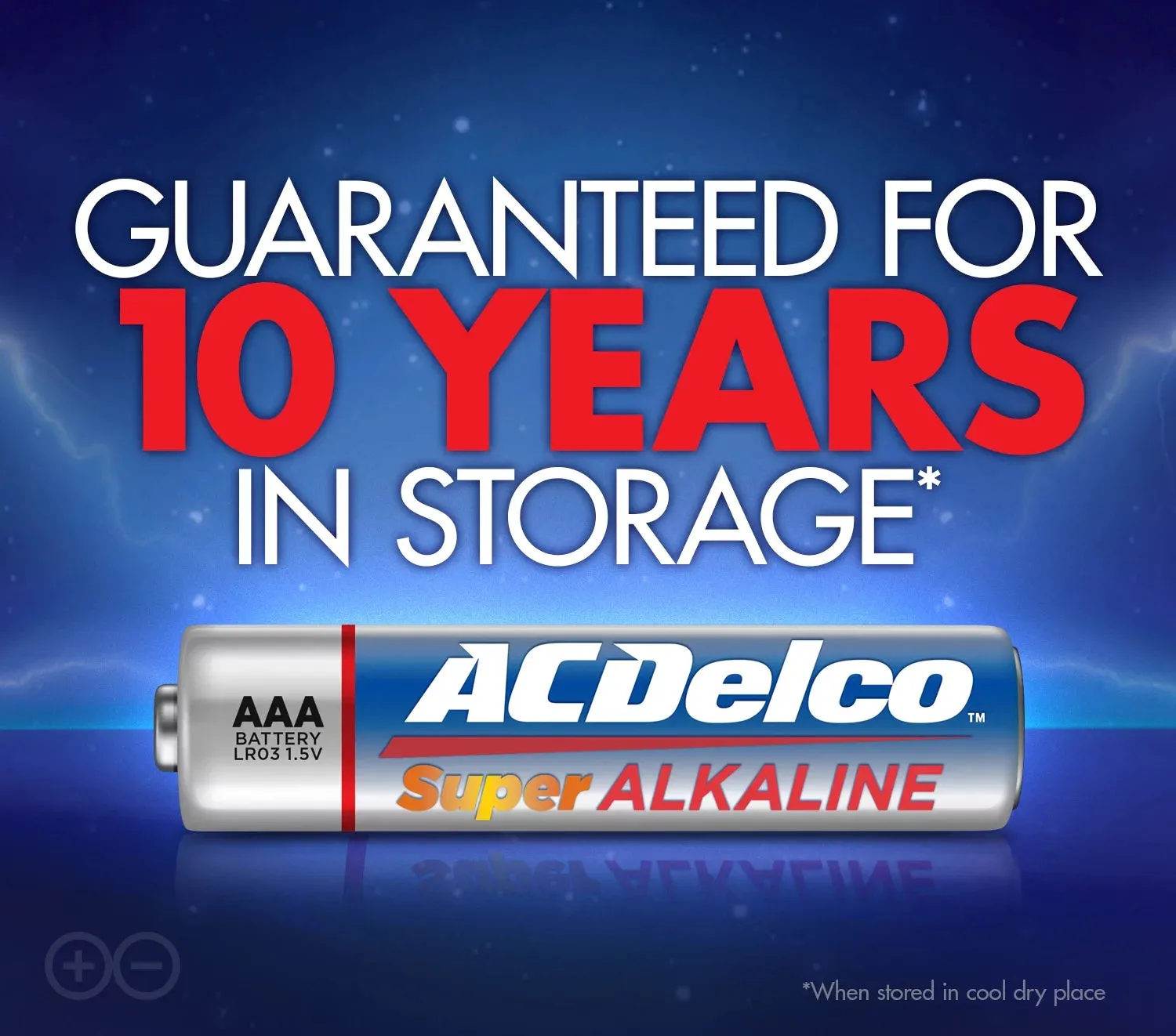 ACDelco Super Alkaline AAA Batteries, 100-Count
