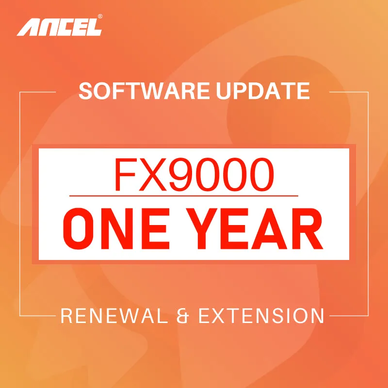 ANCEL Scanner Software Update Subscription