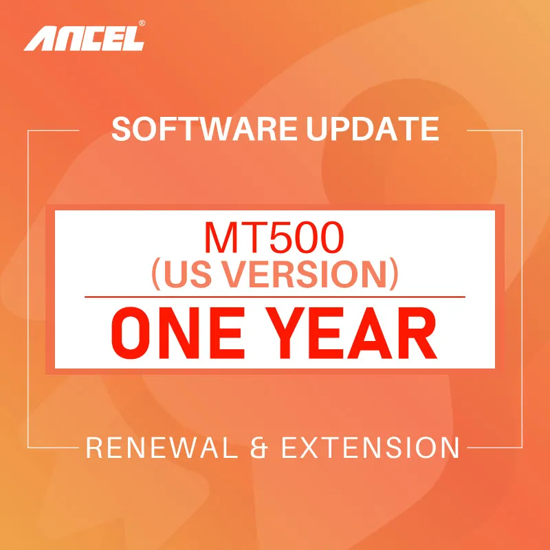 ANCEL Scanner Software Update Subscription