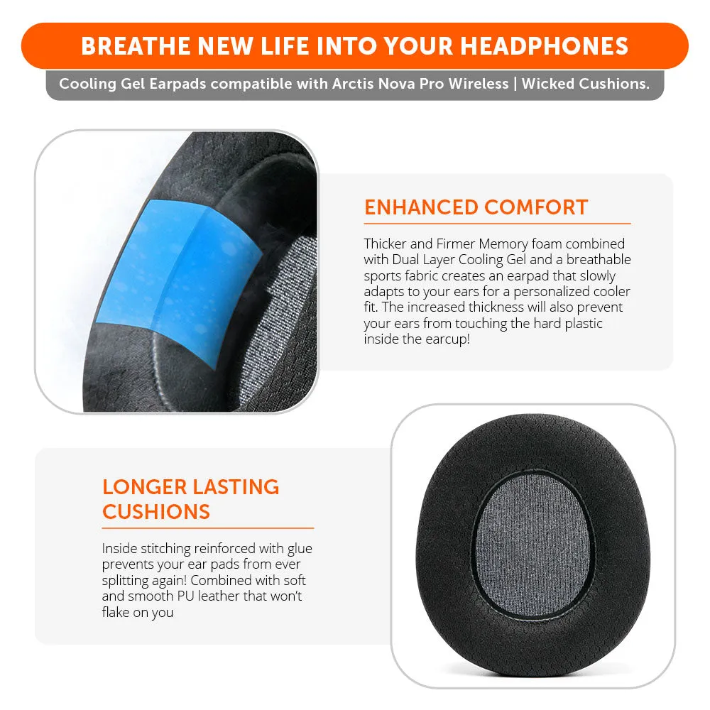 Arctis Nova Pro Wireless Earpads - WC FreeZe Cooling Gel