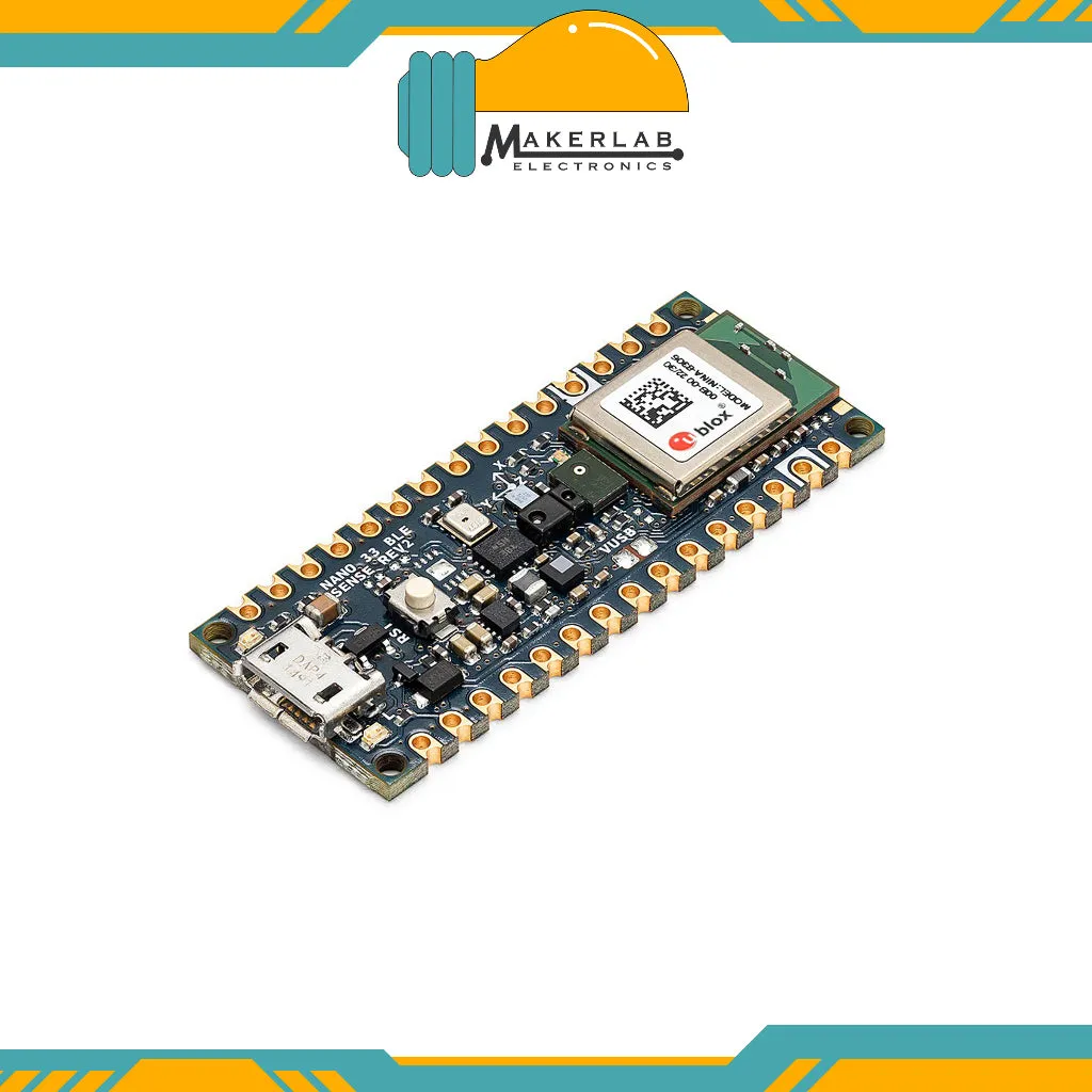 Arduino Nano 33 BLE nRF52840 Microcontroller Module | Arduino Nano 33 BLE Sense REV2 with Bluetooth