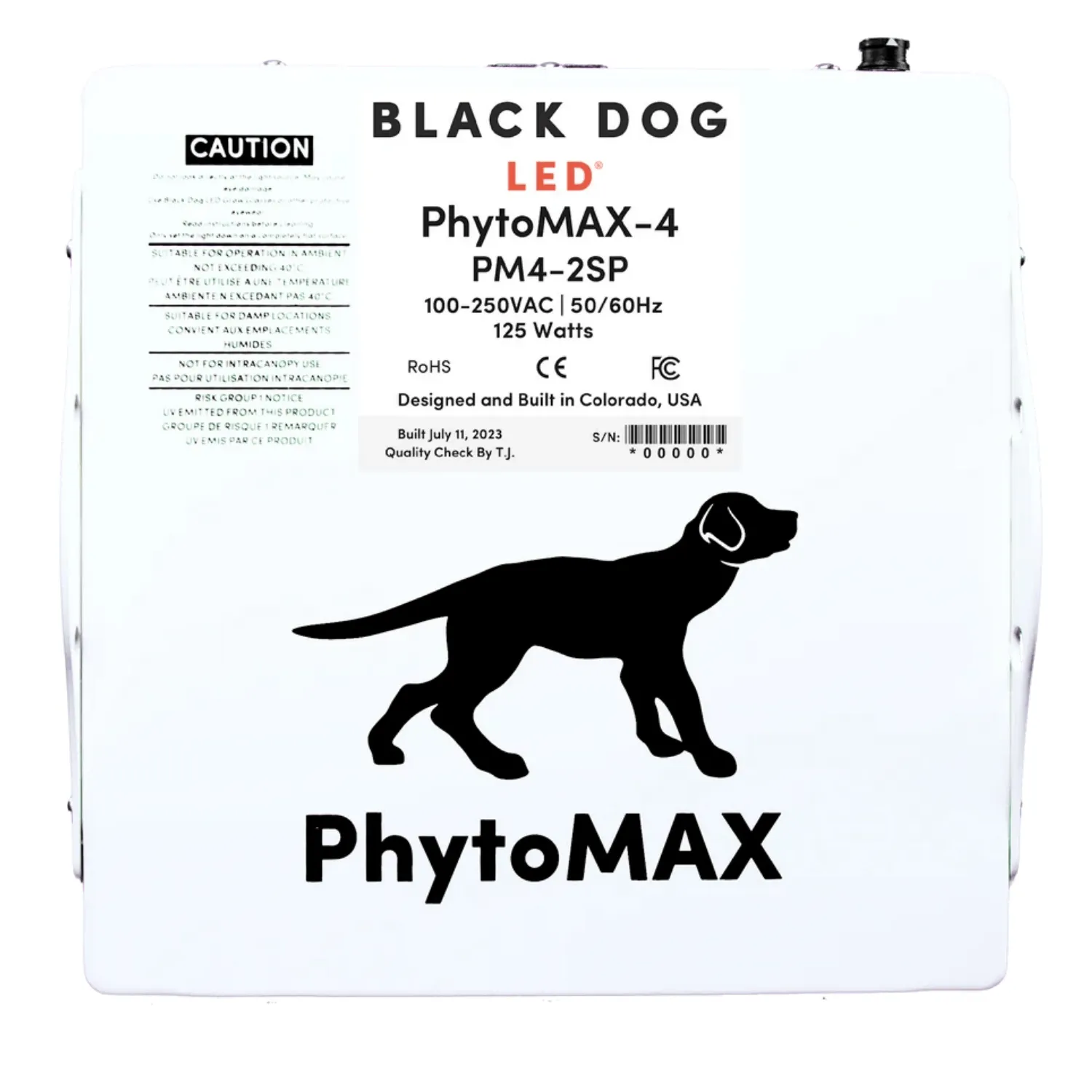 Black Dog LED PhytoMAX-4 2SP 125W LED Grow Light
