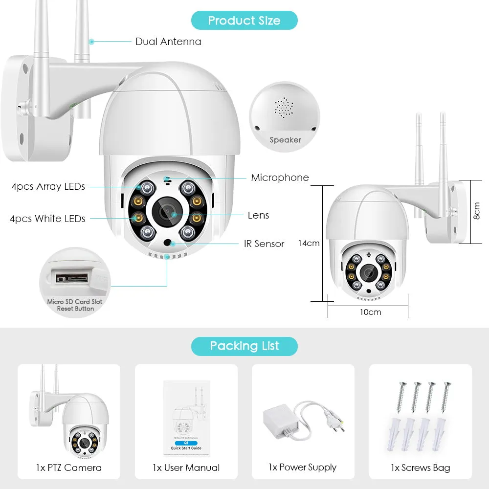 Cameras Security 360 4K