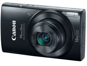 Canon PowerShot ELPH 190 IS 20 Megapixel Black Digital Camera - 1084C001