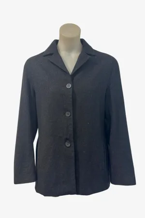 Capture Ezibuy black wool coat, 12