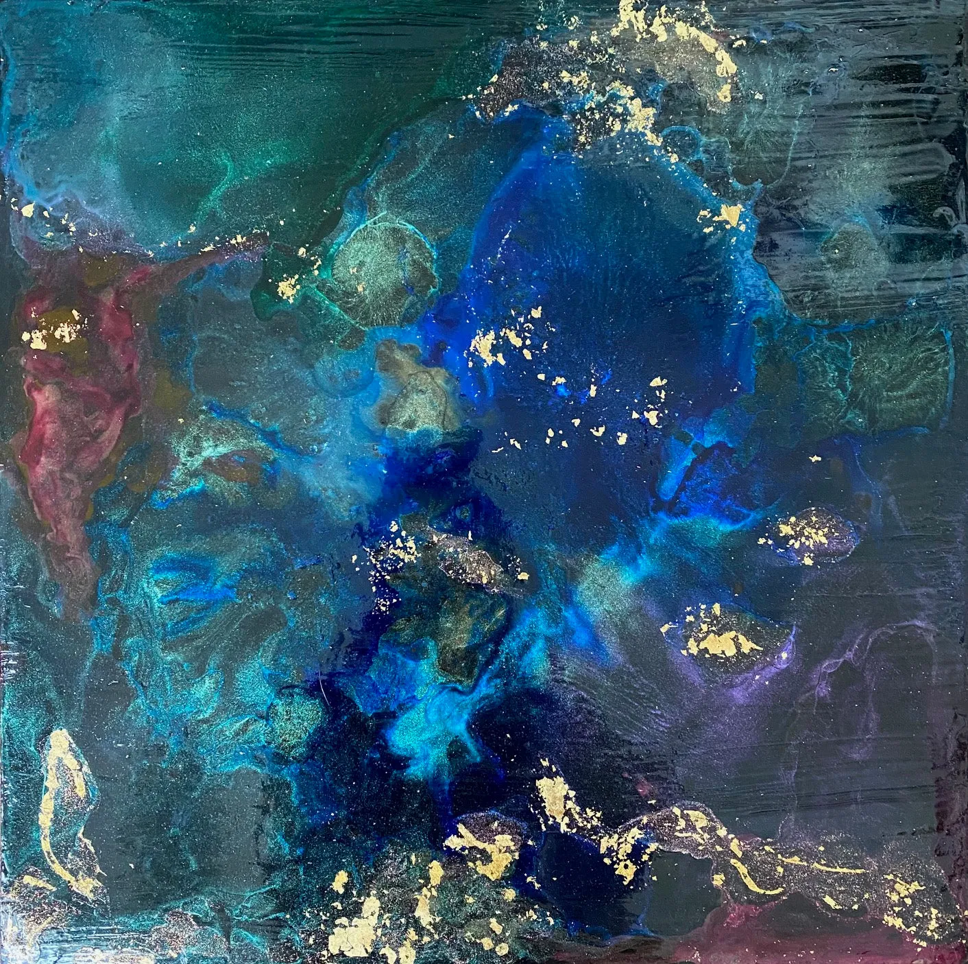 Christmas in Heaven Original Painting-SOLD