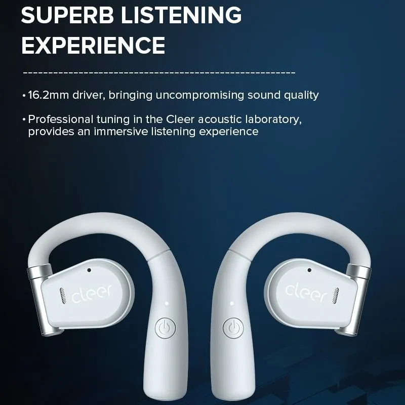 Cleer Call Noise Cancelling Music Gaming Swivel Over-ear Wireless Bluetooth Earphones