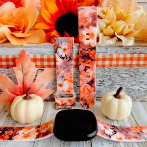 Fall Blooms Print Silicone Band For Fitbit Versa 3/4/Sense