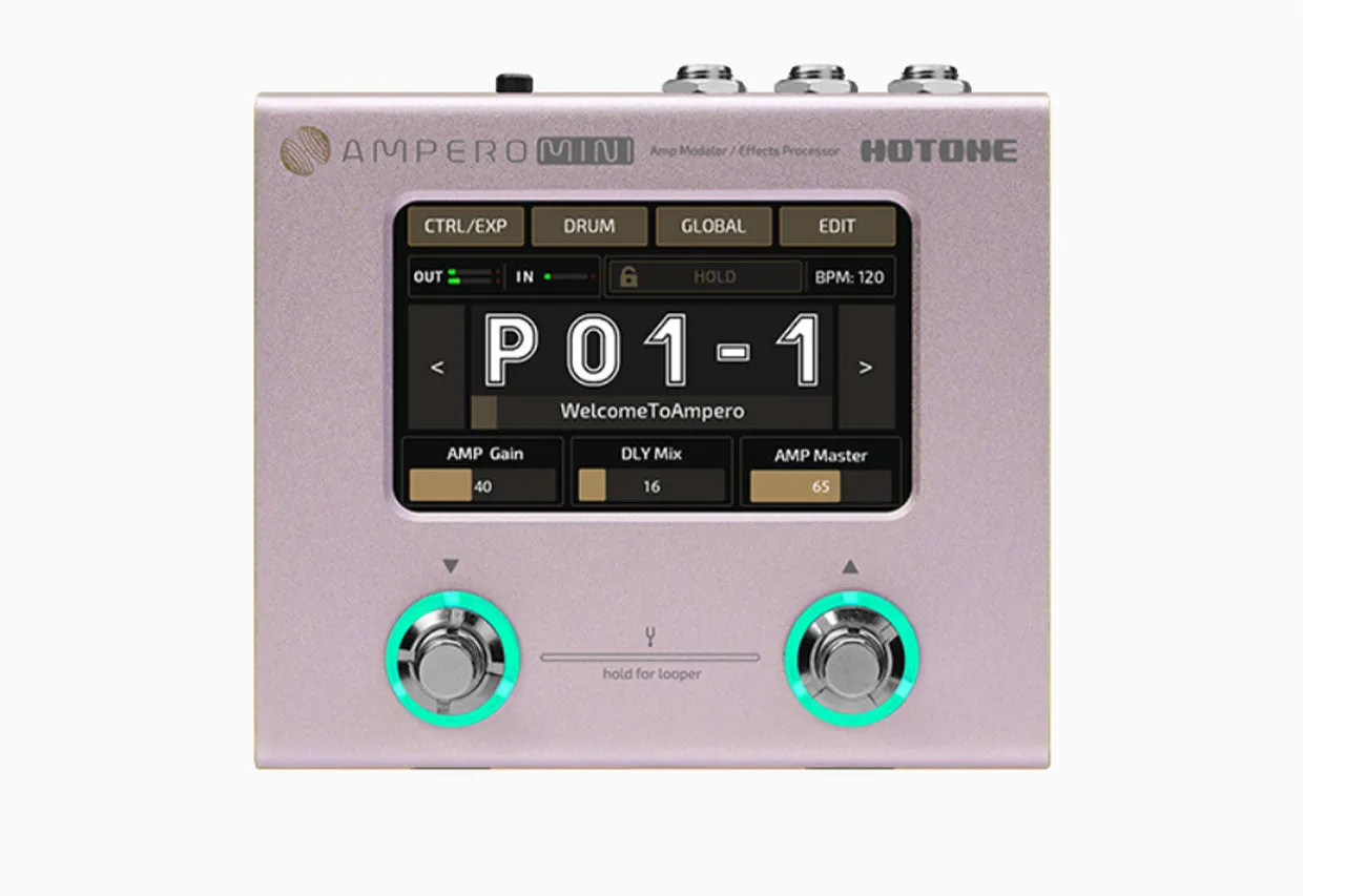 Hotone MP-50PT Ampero Mini Guitar Pedal - Purple Taro