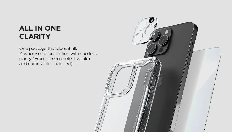 iPhone 14 Pro Max Case Terra Guard Crystal All in One