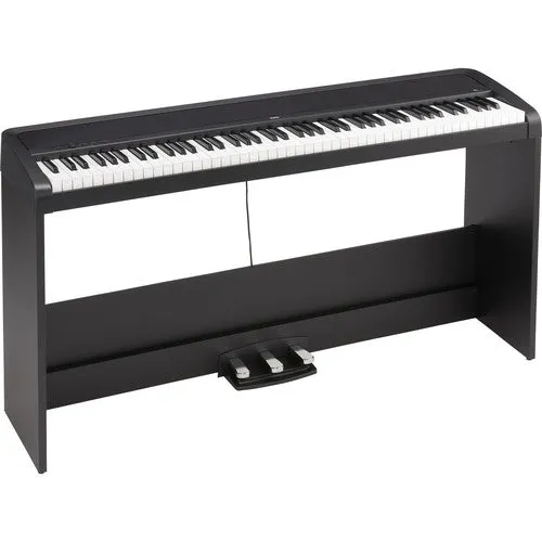 Korg B2SP 88-Key Digital Piano with Stand and Three-Pedal System (Black)