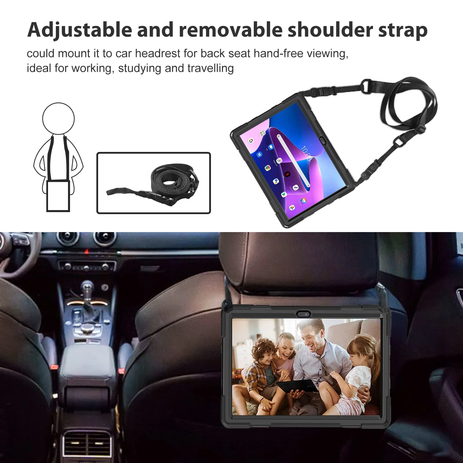 Lenovo Tab M10 Plus 10.6" 3rd Gen Heavy Duty Rugged Case | ProCase