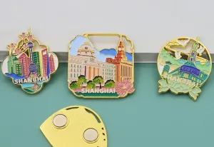Magnetic metal refrigerator sticker customized