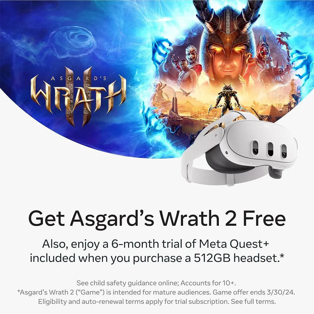 Meta Quest 3 VR Headset 512GB