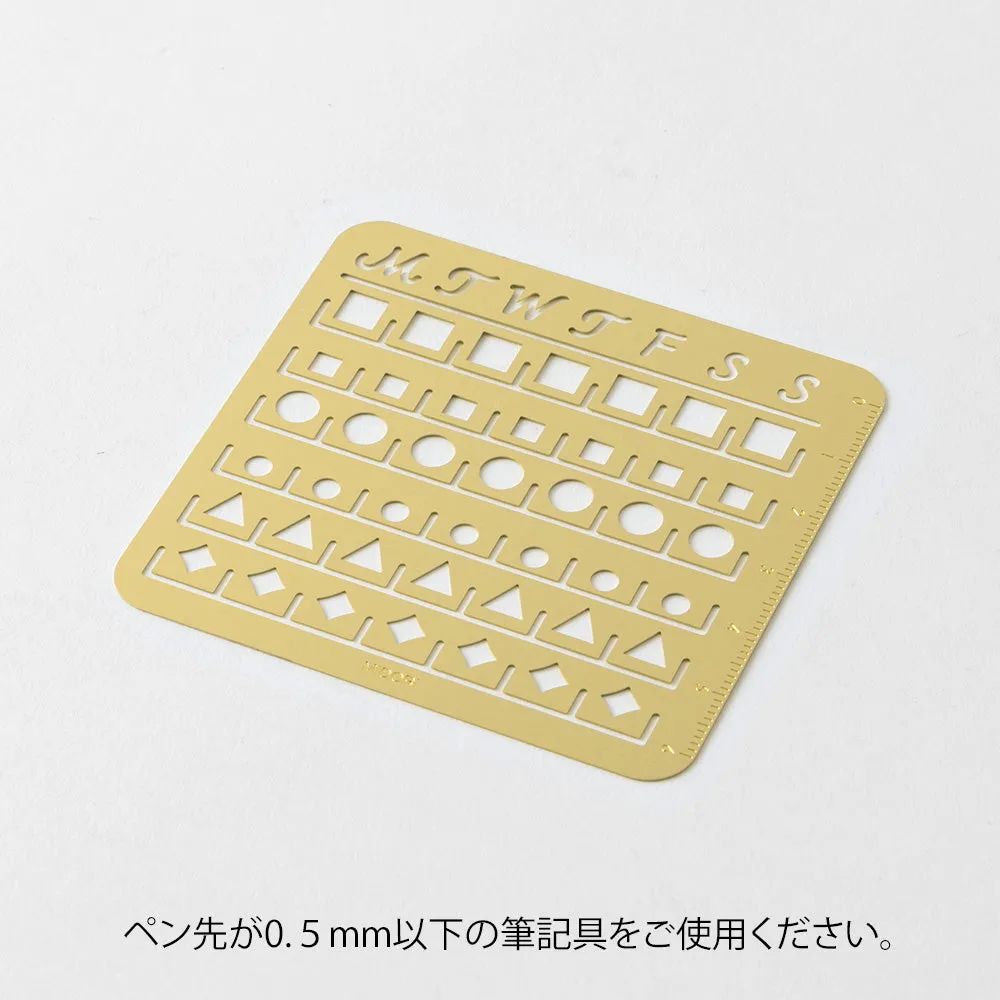 Midori Calendar Template S - Monthly Block