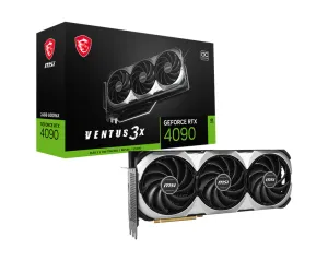 Msi Geforce Rtx 4090 Ventus 3X E 24G Oc - Graphics Card - Nvidia Geforce Rtx 4090 - 24 Gb