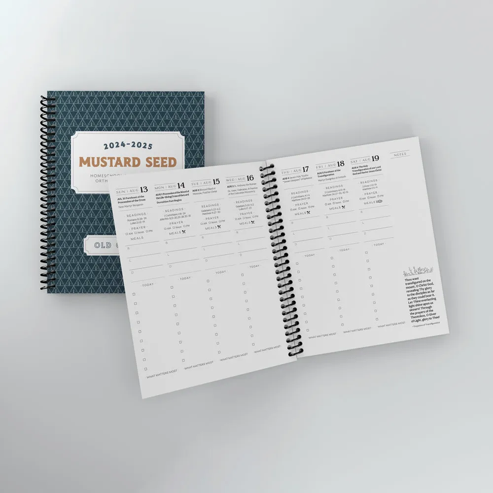 Mustard Seed Homeschool Planner | OS | WS