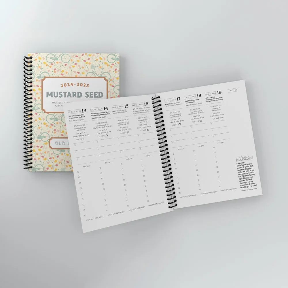 Mustard Seed Homeschool Planner | OS | WS