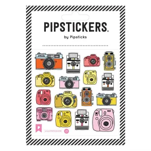 Pipsticks® 4x4" Sticker Sheet: Fuzzy Cameras