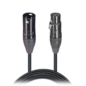 ProX XC-DMX25 25 Ft. High Performance DMX Male 3-Pin to DMX Female 3-Pin Coupler Patch Cable