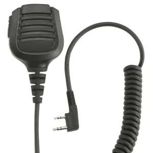 Rugged Hand Speaker Mic Waterproof for Handheld Radios