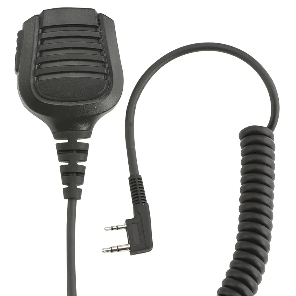 Rugged Hand Speaker Mic Waterproof for Handheld Radios