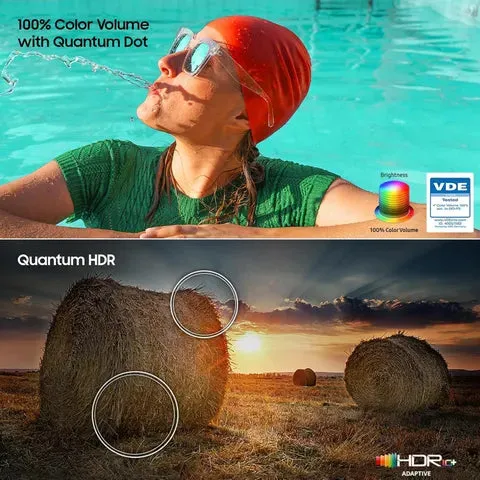 Samsung QA65Q60DAULXL 65 Inch QLED 4K Ultra HD Smart TV (Quantum HDR, 100Hz, Tizen OS, Alexa & Google Assistant)