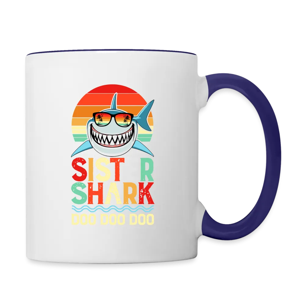 Sister Shark Doo Doo Doo Coffee Mug