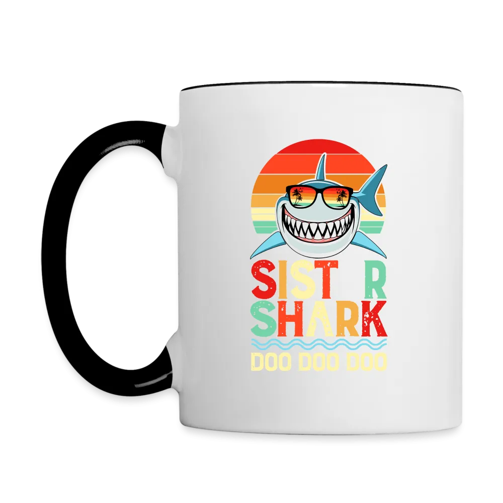 Sister Shark Doo Doo Doo Coffee Mug