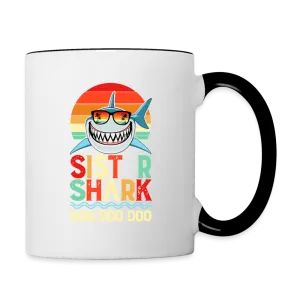 Sister Shark Doo Doo Doo Coffee Mug