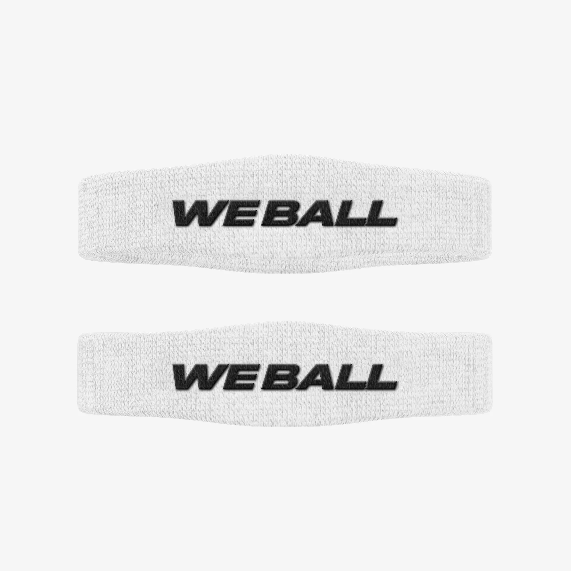 SKINNY BICEP BANDS (WHITE, 2-PACK)