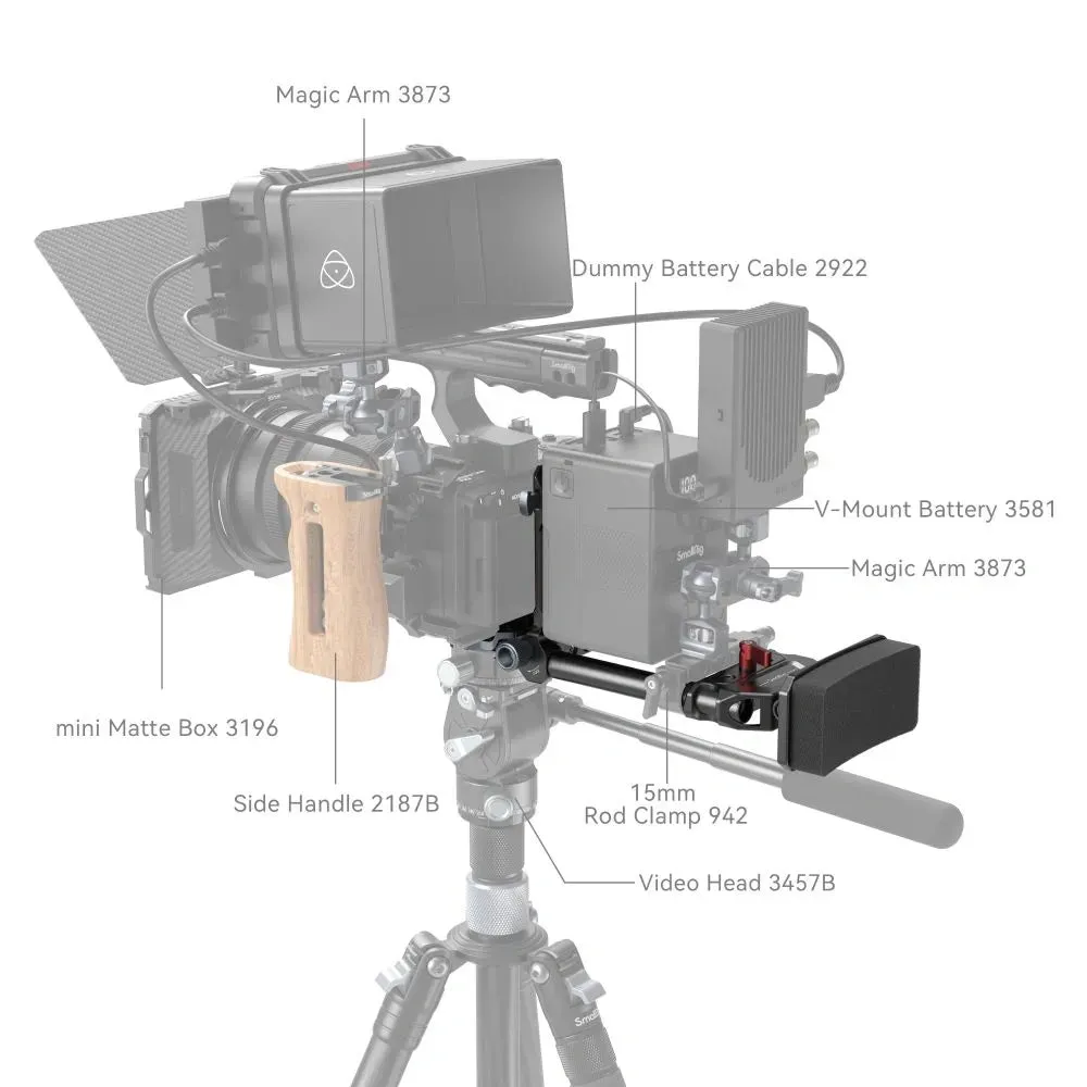 SmallRig Advanced Compact V-Mount Battery Mounting System
