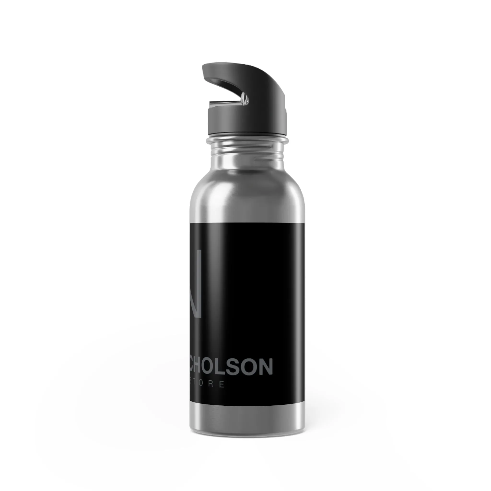 Stainless Steel Water Bottle With Straw, 20oz